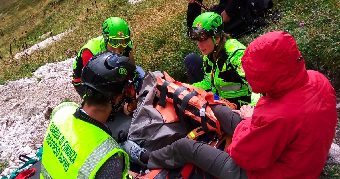 Immagine per Colpito da un sasso sui monti a Sappada, ferito alpinista di Gorizia